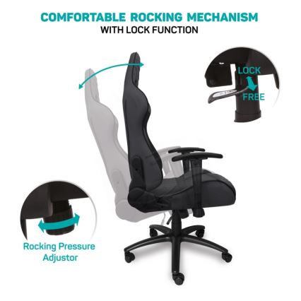 CONNECT IT CGC-1200-GY - Gaming chair Monaco Pro grey/black