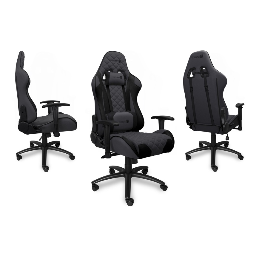 CONNECT IT CGC-1200-GY - Gaming chair Monaco Pro grey/black
