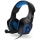 CONNECT IT CHP-5500-BL - LED Wired gaming headphones with a microphone black/blue