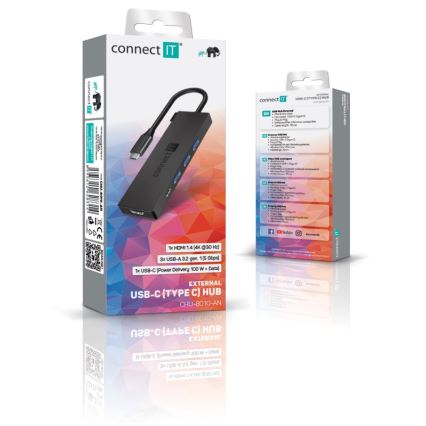 CONNECT IT CHU-8010-AN - USB-C hub 5in1