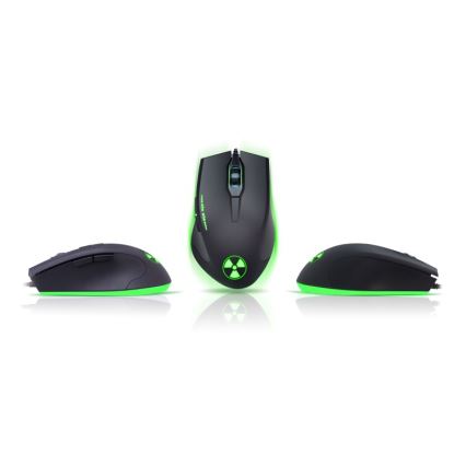 CONNECT IT CI-1128 - LED Wired gaming mouse 1000/1200/1600/3200 DPI black
