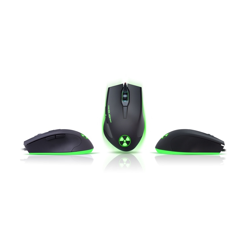 CONNECT IT CI-1128 - LED Wired gaming mouse 1000/1200/1600/3200 DPI black
