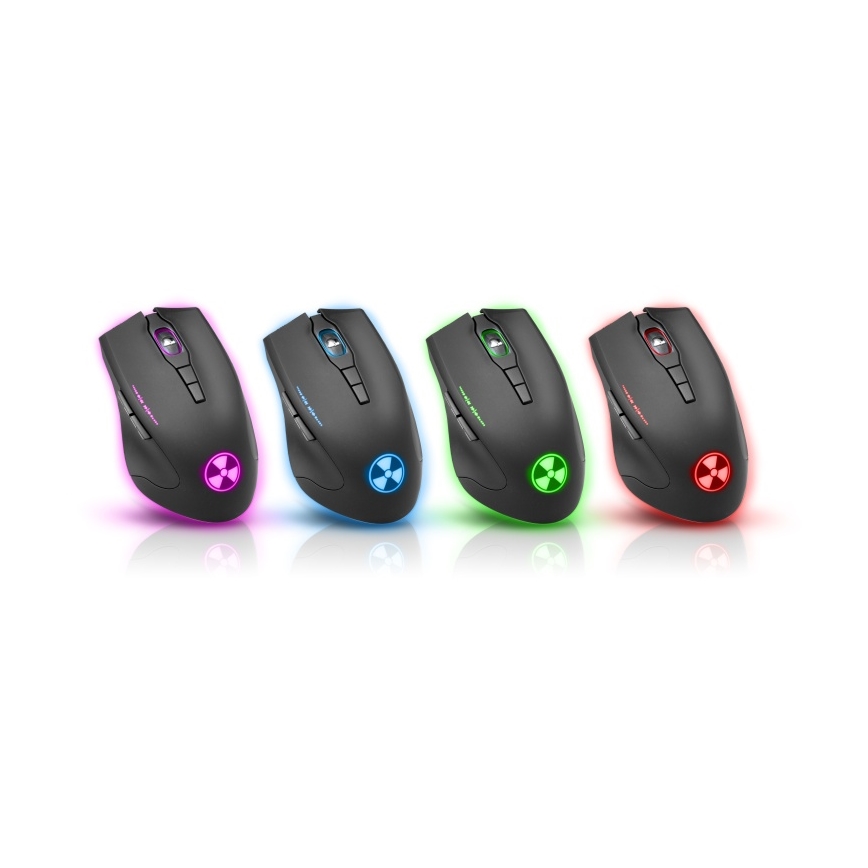 CONNECT IT CI-1128 - LED Wired gaming mouse 1000/1200/1600/3200 DPI black