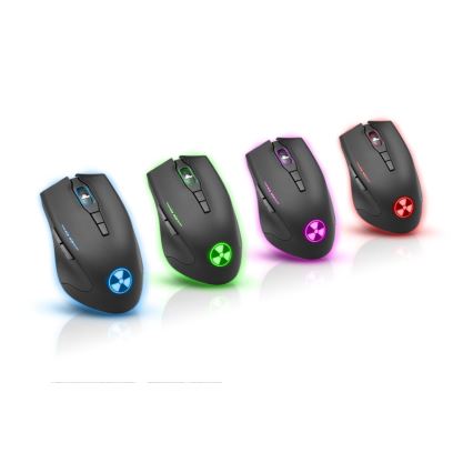 CONNECT IT CI-1128 - LED Wired gaming mouse 1000/1200/1600/3200 DPI black