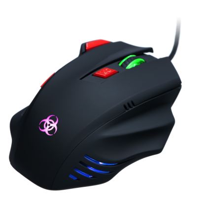 CONNECT IT CI-191 - LED Wired gaming mouse 800/1600/2400/3200 DPI black