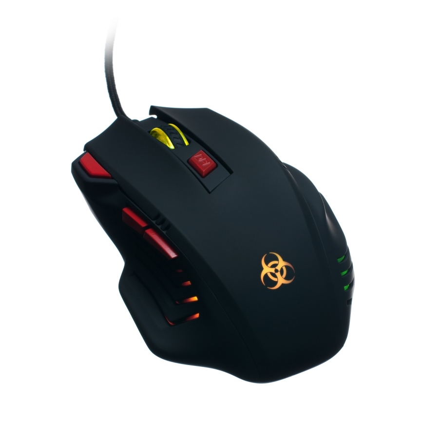 CONNECT IT CI-191 - LED Wired gaming mouse 800/1600/2400/3200 DPI black