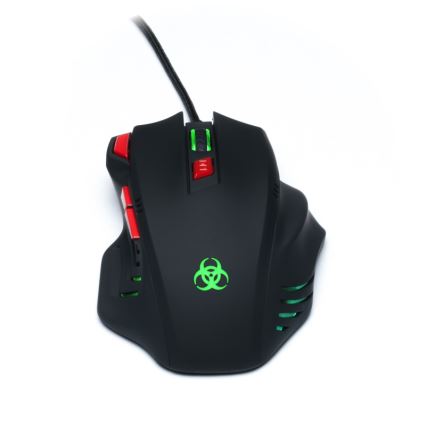 CONNECT IT CI-191 - LED Wired gaming mouse 800/1600/2400/3200 DPI black