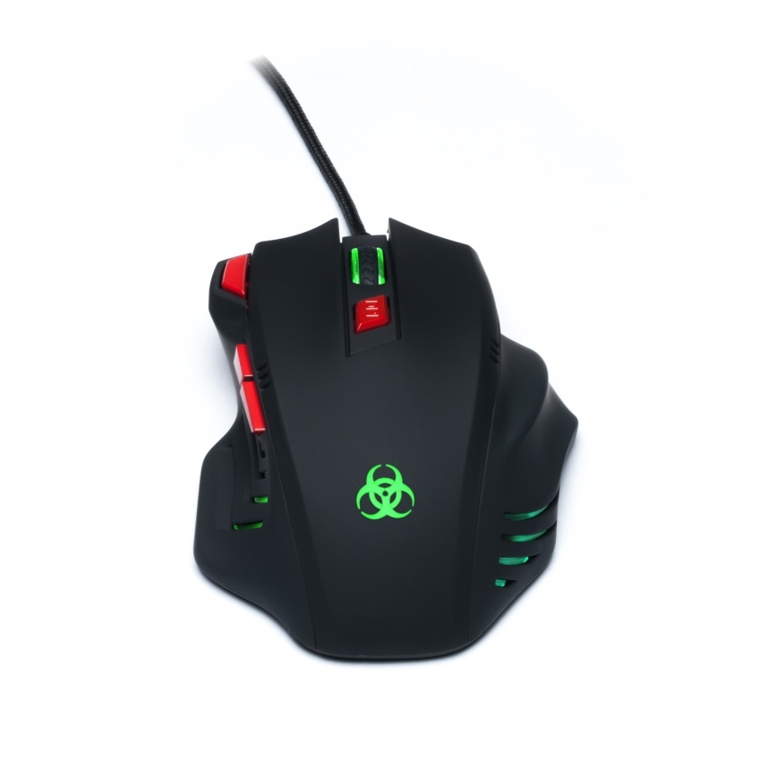 CONNECT IT CI-191 - LED Wired gaming mouse 800/1600/2400/3200 DPI black