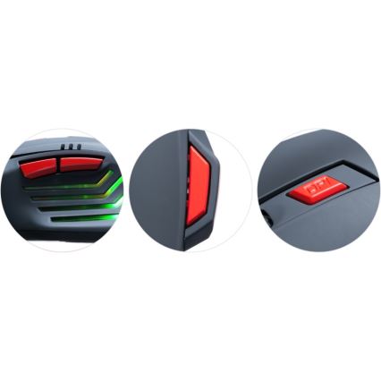 CONNECT IT CI-191 - LED Wired gaming mouse 800/1600/2400/3200 DPI black