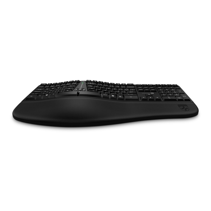 CONNECT IT CKB-2800-CS - Ergonomic wireless keyboard with CZ/SK localization black
