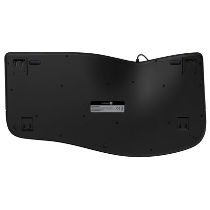 CONNECT IT CKB-2800-CS - Ergonomic wireless keyboard with CZ/SK localization black