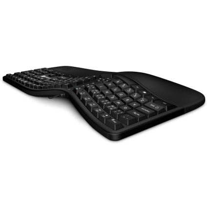CONNECT IT CKB-2800-CS - Ergonomic wireless keyboard with CZ/SK localization black