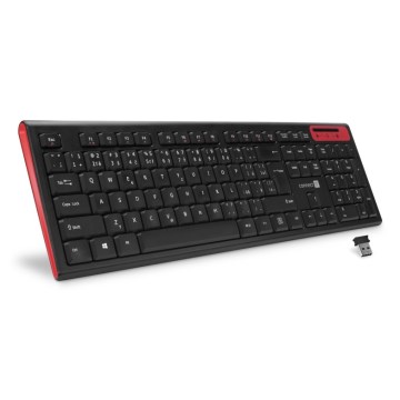 CONNECT IT CKB-3000-CS - Multimedia wireless keyboard with CZ/SK localization 2xAAA black