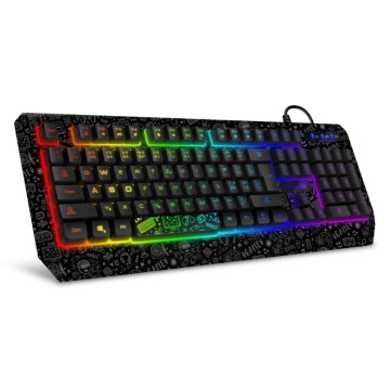CONNECT IT CKB-3530-DD - LED RGB Wired gaming keyboard with CZ/SK localization black