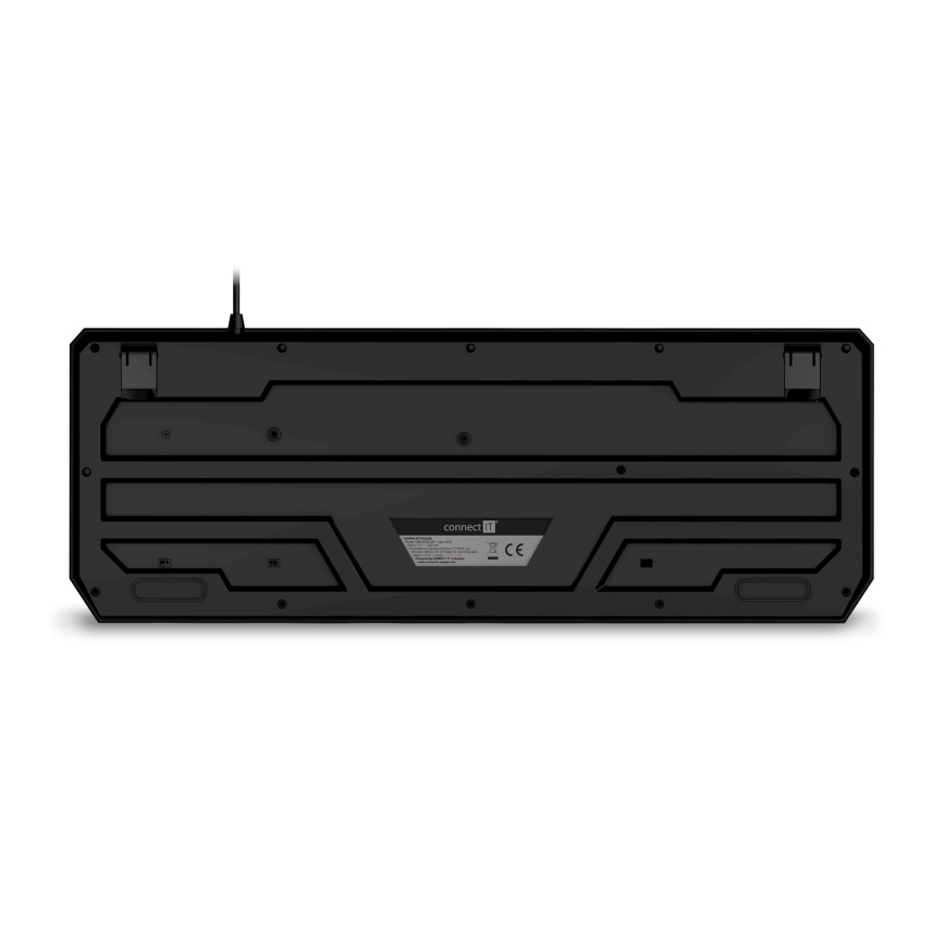 CONNECT IT CKB-3530-DD - LED RGB Wired gaming keyboard with CZ/SK localization black