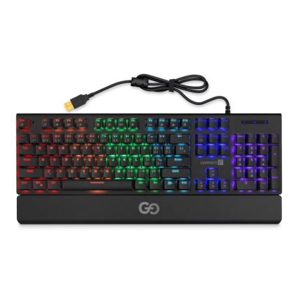 CONNECT IT CKB-7050-CS - LED RGB Wired gaming keyboard with CZ/SK localization black
