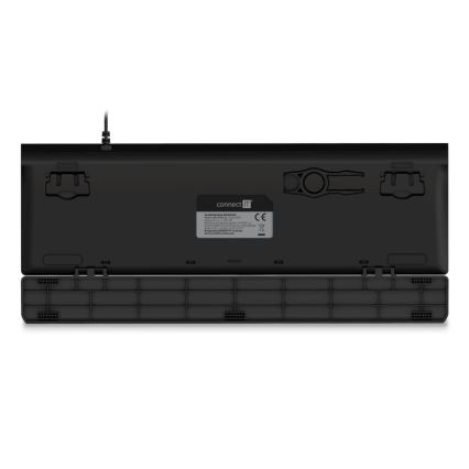 CONNECT IT CKB-7050-CS - LED RGB Wired gaming keyboard with CZ/SK localization black