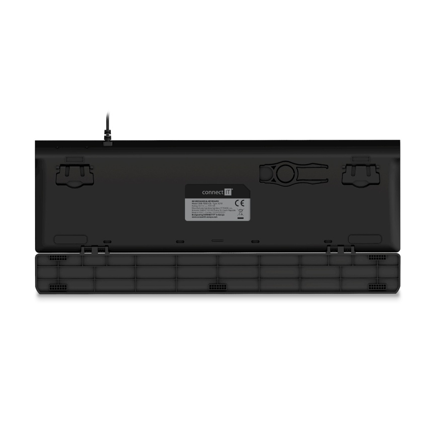 CONNECT IT CKB-7050-CS - LED RGB Wired gaming keyboard with CZ/SK localization black