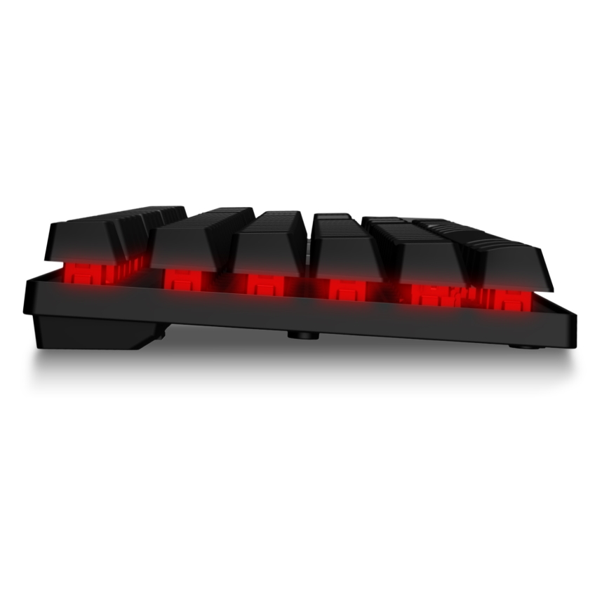 CONNECT IT CKM-3200-CS - LED RGB Wired gaming keyboard and gaming mouse 1200/1800/2400/3600 DPI with CZ/SK localization black