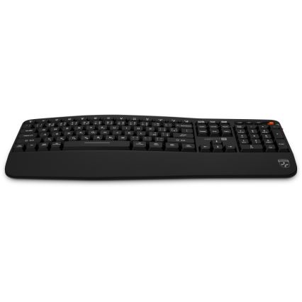 CONNECT IT CKM-6010-CS - Ergonomic wireless keyboard and mouse 800/1200/1600/2400 DPI with CZ/SK localization 1xAA + 2xAAA black