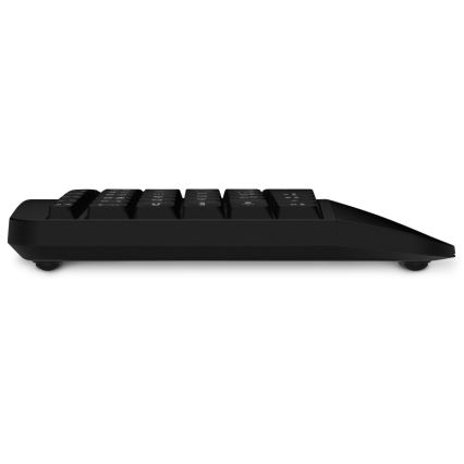 CONNECT IT CKM-6010-CS - Ergonomic wireless keyboard and mouse 800/1200/1600/2400 DPI with CZ/SK localization 1xAA + 2xAAA black