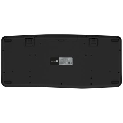CONNECT IT CKM-6010-CS - Ergonomic wireless keyboard and mouse 800/1200/1600/2400 DPI with CZ/SK localization 1xAA + 2xAAA black
