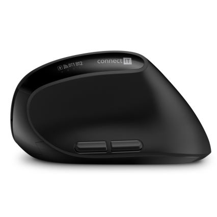 CONNECT IT CKM-6010-CS - Ergonomic wireless keyboard and mouse 800/1200/1600/2400 DPI with CZ/SK localization 1xAA + 2xAAA black