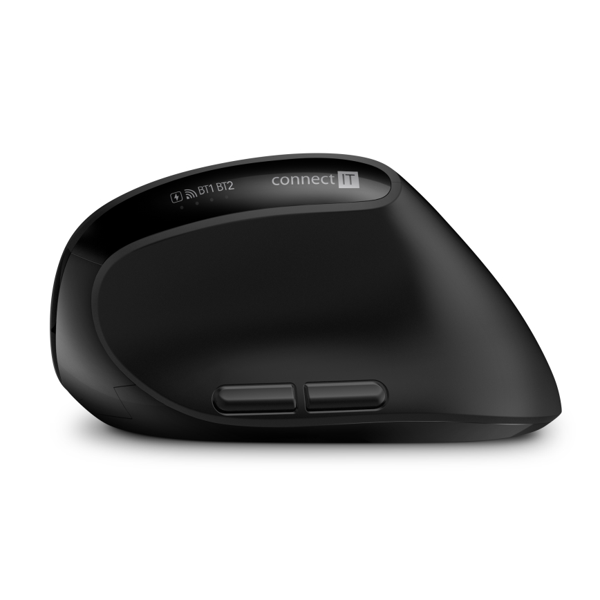 CONNECT IT CKM-6010-CS - Ergonomic wireless keyboard and mouse 800/1200/1600/2400 DPI with CZ/SK localization 1xAA + 2xAAA black