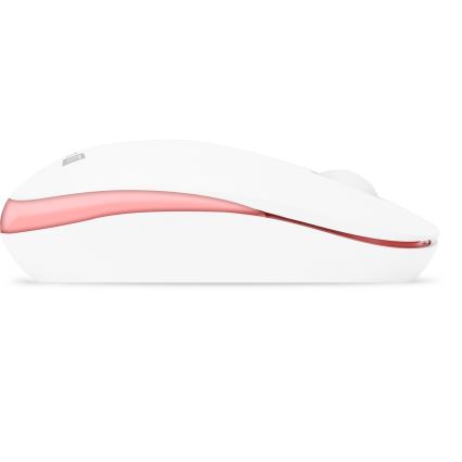 CONNECT IT CKM-7801-CS - Wireless keyboard and mouse 1200 DPI with CZ/SK localization 1xAAA + 1xAA white/pink