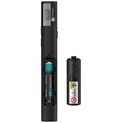 CONNECT IT CLP-2050-BK - Wireless presenter with laser pointer 1xAAA