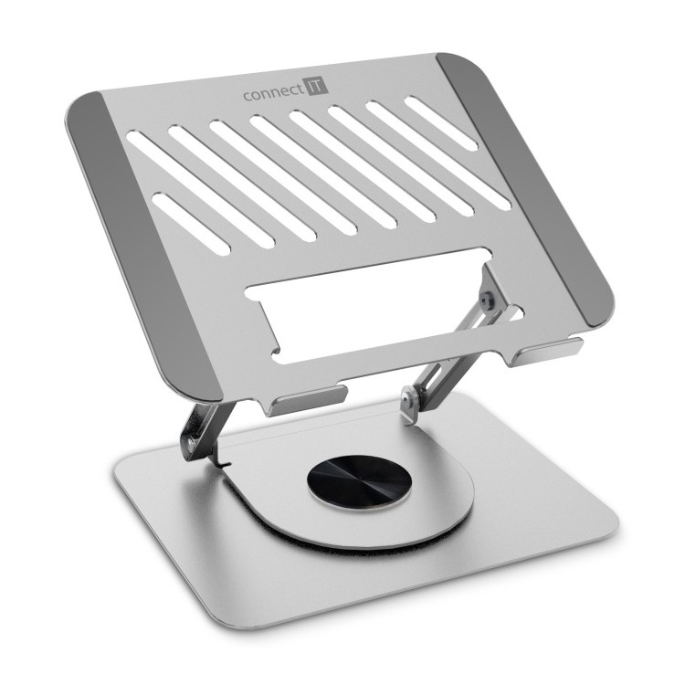 CONNECT IT CMF-2100-SL - Rotating laptop stand silver