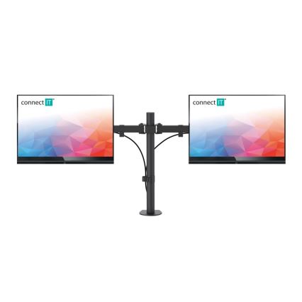 CONNECT IT CMF-3203-BK - Universal holder for 2 monitors 13-32” black