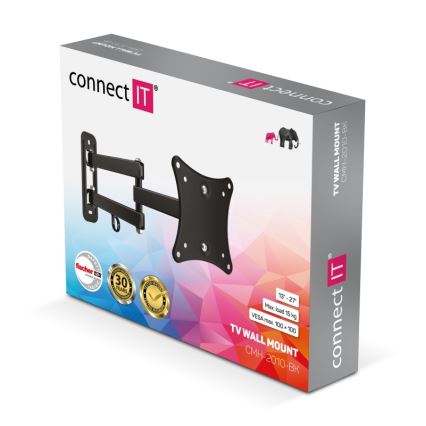 CONNECT IT CMH-2010-BK - Wall holder for TV 13-27” black