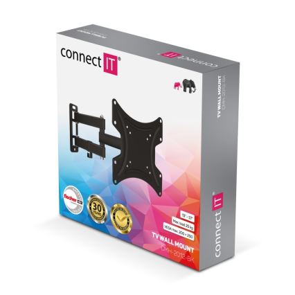 CONNECT IT CMH-2012-BK - Wall holder for TV 13-37” black