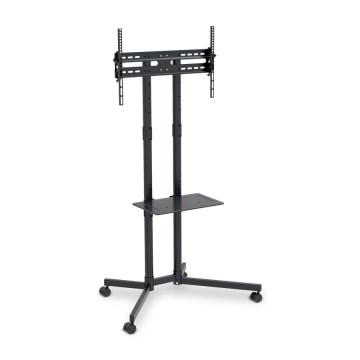 CONNECT IT CMH-9100-BK - Mobile TV stand with a shelf 37-70” black