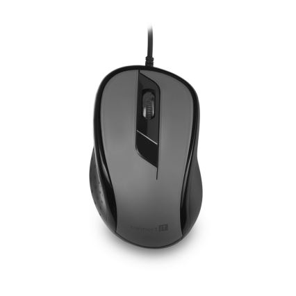CONNECT IT CMO-1200-GY - Wired mouse 1000 DPI black/grey