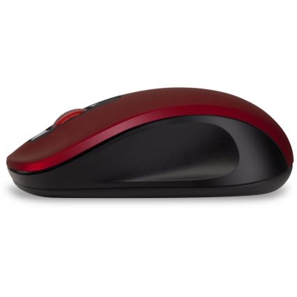 CONNECT IT CMO-2230-RD - Wireless silent mouse MUTE 1200 DPI 1xAA black/red