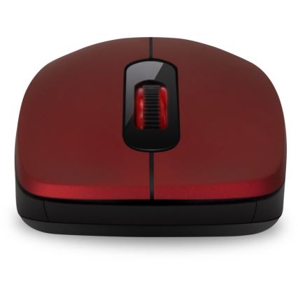 CONNECT IT CMO-2230-RD - Wireless silent mouse MUTE 1200 DPI 1xAA black/red