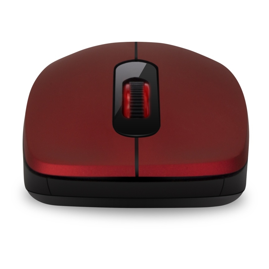 CONNECT IT CMO-2230-RD - Wireless silent mouse MUTE 1200 DPI 1xAA black/red