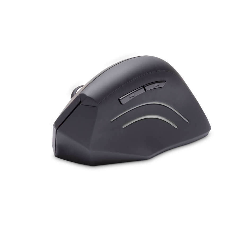 CONNECT IT CMO-2510-BK - Ergonomic Verti Wireless Mouse, 800/1200/1600 DPI, 2x AAA, Black