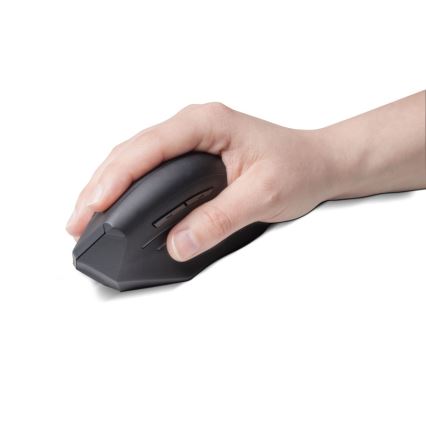 CONNECT IT CMO-2510-BK - Ergonomic Verti Wireless Mouse, 800/1200/1600 DPI, 2x AAA, Black
