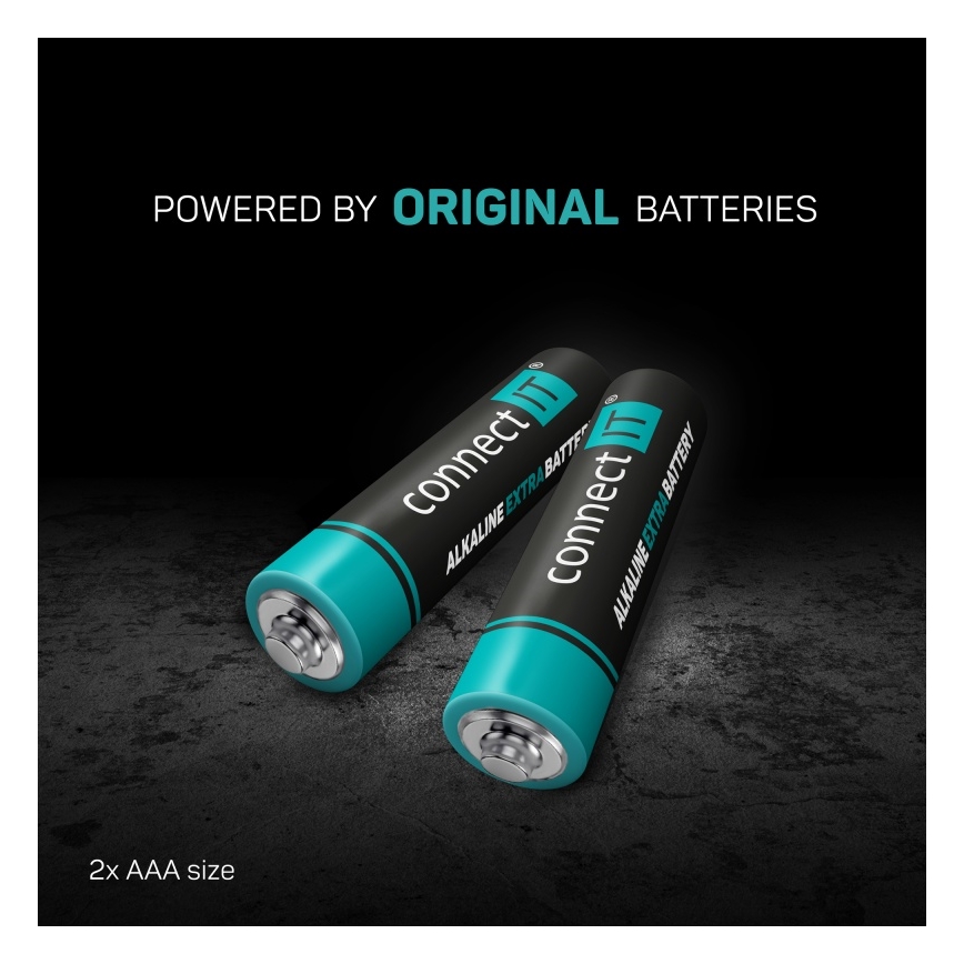 CONNECT IT CMO-2510-BK - Ergonomic Verti Wireless Mouse, 800/1200/1600 DPI, 2x AAA, Black