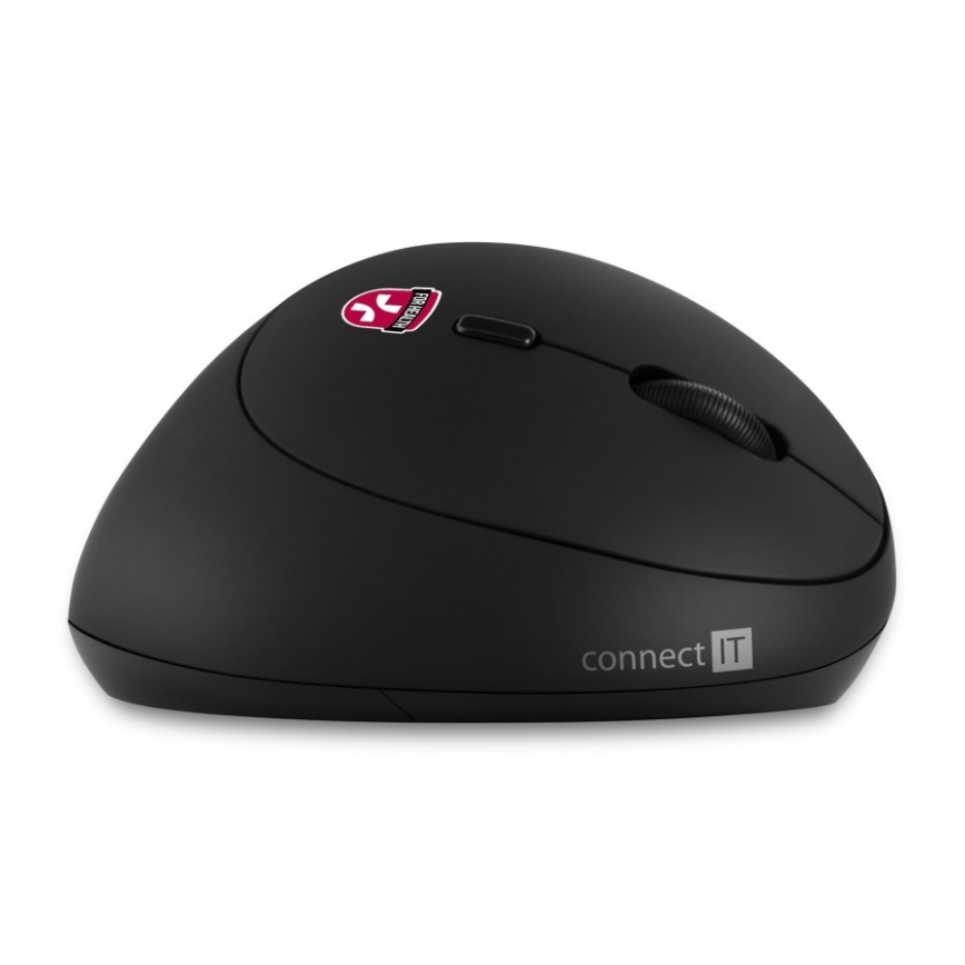 CONNECT IT CMO-2600-BK - Ergonomic Wireless Mouse 800/1200/1600 DPI 1xAA Black