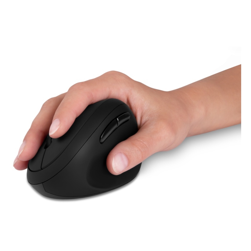 CONNECT IT CMO-2600-BK - Ergonomic Wireless Mouse 800/1200/1600 DPI 1xAA Black