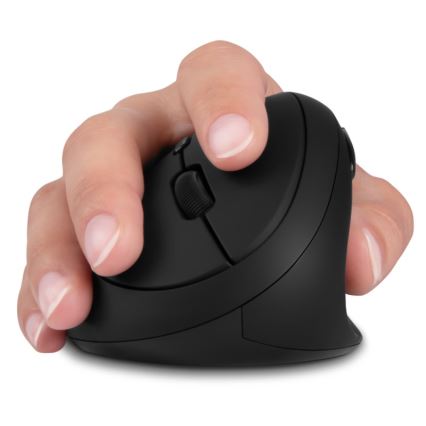 CONNECT IT CMO-2600-BK - Ergonomic Wireless Mouse 800/1200/1600 DPI 1xAA Black