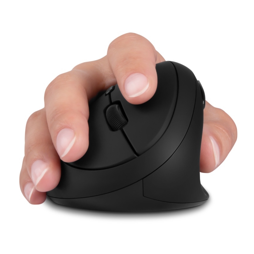 CONNECT IT CMO-2600-BK - Ergonomic Wireless Mouse 800/1200/1600 DPI 1xAA Black
