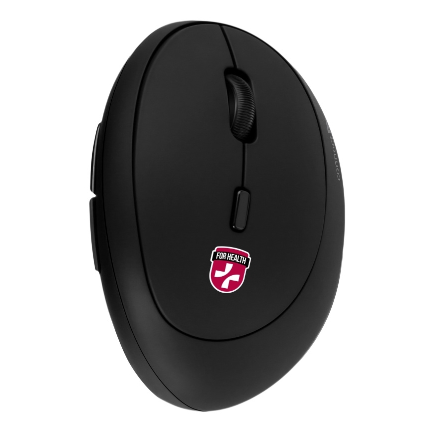 CONNECT IT CMO-2600-BK - Ergonomic Wireless Mouse 800/1200/1600 DPI 1xAA Black