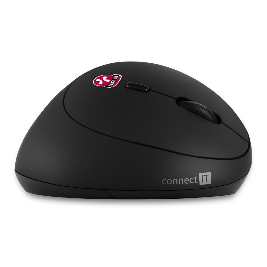 CONNECT IT CMO-2600-BK - Ergonomic Wireless Mouse 800/1200/1600 DPI 1xAA Black