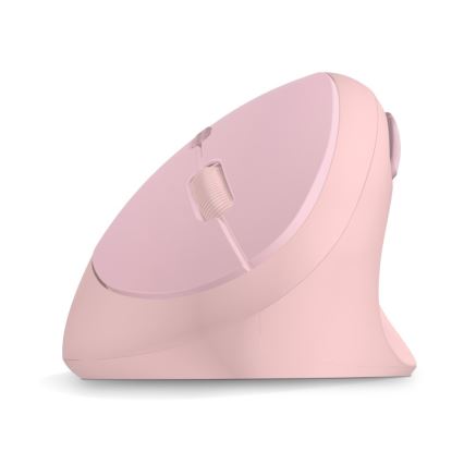 CONNECT IT CMO-2600-PK - Ergonomic Wireless Mouse 800/1200/1600 DPI 1xAA Pink