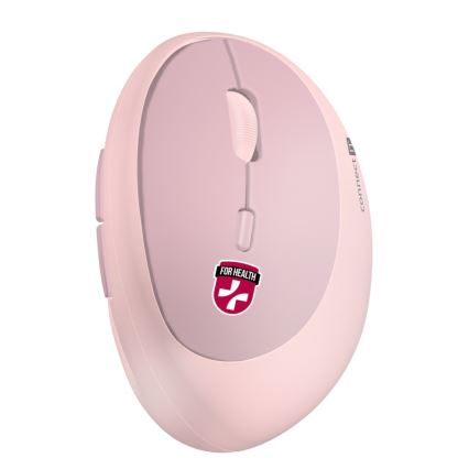 CONNECT IT CMO-2600-PK - Ergonomic Wireless Mouse 800/1200/1600 DPI 1xAA Pink